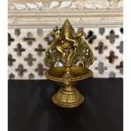 Vintage Look Ganesha Diya/ Oil Lamp