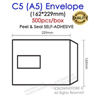 C5 WINDOW (500PCS) Envelope