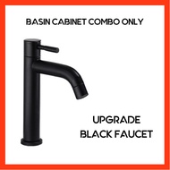 【BathKu.os】BLACK FAUCET ONLY FOR BASIN CABINET ADD ON