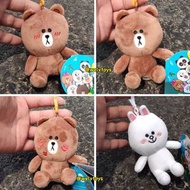 預訂🔥 Line Friends brownie cony keychain toy doll 熊大 兔 兔 公仔 鎖匙扣 （訂做 畢業 生日 花束 $386起）