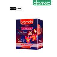 Okamoto Condoms 安全避孕套 - Orchid Ultra Thin Condoms Pack of 3s