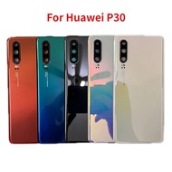 New Back Cover For Huawei P30 Battery Cover Rear Door Glass Housing Case Replacement with Camera Frame Lens