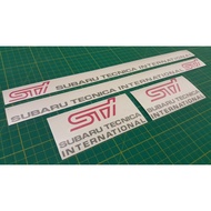 Subaru Impreza Classic GC8 STI WRX Door and Fog Cover Decals Stickers Any Colour