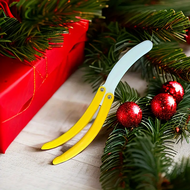 Banana Knife Fidget Toy Mainan Pisau Lipat Pisang 3D Banana Butterfly Knife