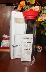 日本制造HARIO矽膠玻璃耐高溫玻璃冷水壺（HAR-WJ-10)