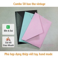 Combo of 50 classic Vintage envelopes - Used for handwritten letters, as hand made gifts