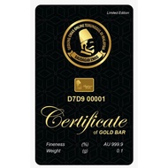 Gold bar original 999.99 dan kumpul income 20k dalam masa 7bulan.