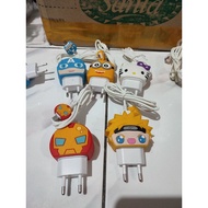 2.1A picture motif charger 2.1A character charger travel charger avangers 2.1A