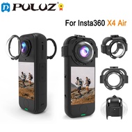 PULUZ Metal Camera Cage For Insta360 X4 Air, X4-Air Action Camera Dual Cold Shoe Mount Expand Housin