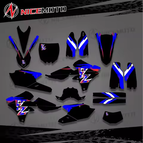 For YAMAHA YZF250 2014 2015 2016 2017 2018 YZF250X WRF250 2015-2019 YZF450 2014-2017 Full Graphics D