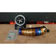 {Haiwei Car Products} S4 B9 Titanium Alloy Air Inlet Pipe S5 SQ5 EA839 Engine Dedicated