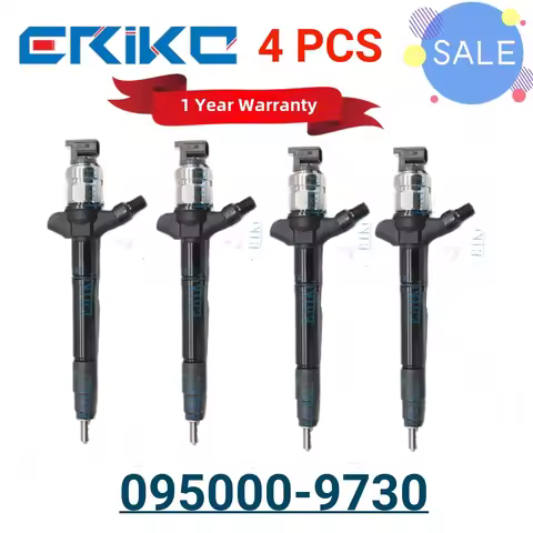 4PCS 095000-9730 Common Rail Injector 23670-59025 23670-51020 FOR TOYOTA LAND CRUISER 1VD-FTV, V8, D