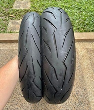 BAN RACE UKURAN 100/80-17 130/70-17 MEREK PIRELLI DIABLO ROSSO SPORT