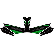 Motorcycle Fairing Body Sticker Decorative Fuel Tank Pad Decals Kit Protector FOR Z 400 Z400