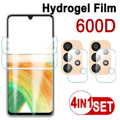4IN1 Front Hydrogel Film For Samsung Galaxy A32 4G A33 5G A31 Samsun Galaxi A 33 32 5 G Camera Lens 