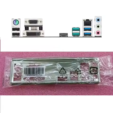 Original I/O IO Shield Back Plate Blende For ASUS PRIME H370-PLUS、PRIME H370-A Chassis Motherboard B