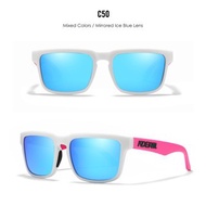 Kdeam KD332  Style Square Outdoor Polarized Sunglasses European American Men Women Sports Colorful T