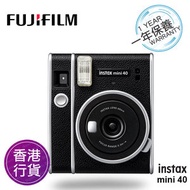 香港行貨一年保養  Instax mini 40 黑色 富士即影即有相機