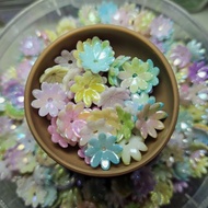 50pcs Daisy Flower Beads for Bracelets and Charms