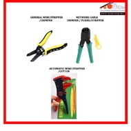 Network Cable Crimper RJ45 RJ11 RJ12/ Spring Loaded Wire Stripper / Automatic Wire Stripper Cutter C