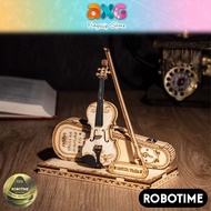 Robotime Rokr DIY 3D Wooden Puzzle Violin (TG604K) Wooden Assemble Puzzle Toys Handcraft Miniature E