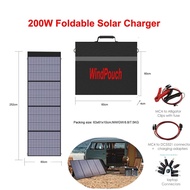 200Watt Solar Panel Foldable Charging Board Outdoor Power Solar Panel Photovoltaic Folding Bag Wholesale