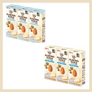 Glico Almond Koka - นมอัลมอนด์เพื่อสุขภาพและสดชื่น (ไม่มีน้ำตาล/รสดั้งเดิม) 180 มล. x 3 กล่อง