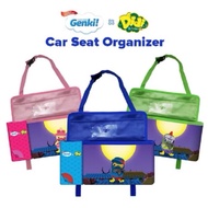 Genki x Didi and Friends Car Seat Organizer Multi-Purpose Hanging Organizer BRAND NEW Green and Blue