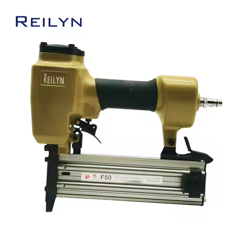 Reilyn F50 Air Framing Stapler 18GA Industrial Pneumatic Brad Nailer 20-50mm brad Nails for furnitur