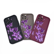 TPU Mate Case [Purple Butterfly] Honor 200L/200S/400L/400S/90L/X6C/X7B/X9B/X9C/X9CS Shockproof Case