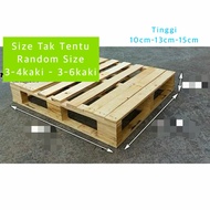 (Pallet Murah)Reusesable Pallet Kayu yang murah/Wood Pallet/ Pallet Recycle/ Pallet Katil