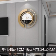 Clock wall clock living room light luxury modern fashion home decoration simple entrance creative ar