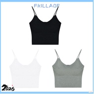 FKILLA0FSB Women's Tank Top - Sleeveless Cami with Chest Pad for Slim Fit | Gift Idea