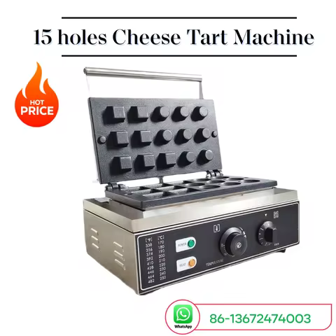 1500W Commercial Egg Tart & Cheese Tart Machine | Tartlet Shell Pressing Mold | Portuguese Egg Tart