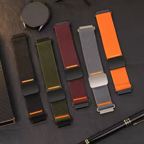 20mm 22mm Nylon Watch Strap For SUUNTO RACE Run/S Magnetic Bracelet For SUUNTO VERTICAL/Ocean/5 9 PE
