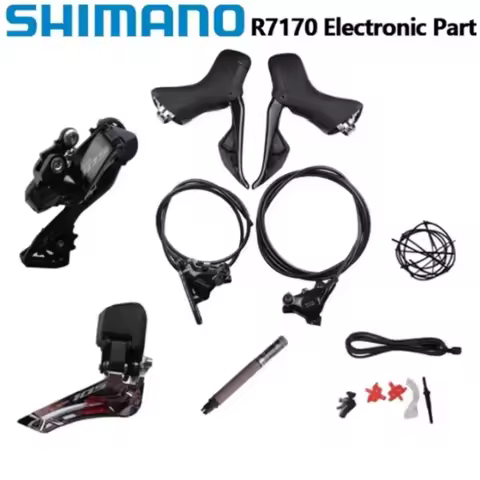 Shimano 105 R7170 Electronic Part Groupset FD R7150 2x12s RD-R7150 Battery DN300 Road Bicycle Di2 R7