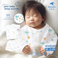 RIGEL & Co.- Newborn Sea - Baby Pajamas - Rigelnco