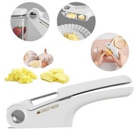 日貨熱賣 多功能削皮切片開罐壓蒜器(附帶專用清潔刷) | 開瓶開罐器 | 不鏽鋼蒜泥器 | 蒜泥蒜片蔬果薯仔