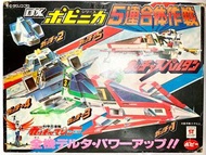 1979年 神勇飛鷹俠F 5連合体作戰 POPY DX超合金 GATCHAMAN F SPARTAN 飛鷹俠 科学忍者隊F 科學小飛俠 三角機 日版 大BOXSET 旋風斯巴達 絕版 日本製 MADE