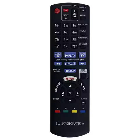 N2QAYB001157 Replacement IR6 Remote Control For Panasonic 4K Ultra HD Blu-ray Player DMP-UB300 DMP-U