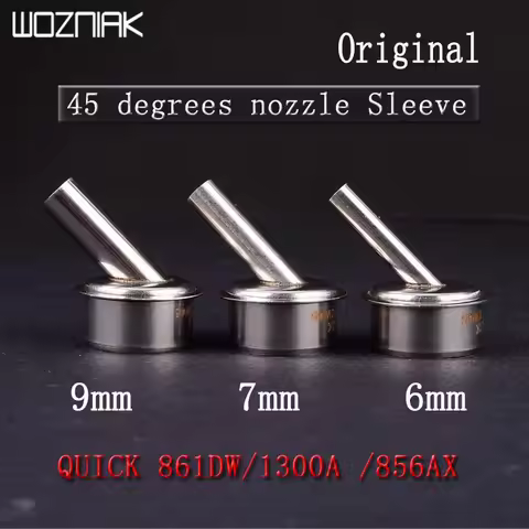Heat Gun Nozzle For QUICK 861DW/TR1300A /856AX Customized Microscope Curved Hot air Gun for BGA Sold