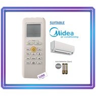 Midea Air Cond Air Conditioner Replacement Remote Control (RG70) 1.0HP-2.0HP (MSAF-10CRDN8-MSAF-12CRDN8-MSAF-18CRDN8)