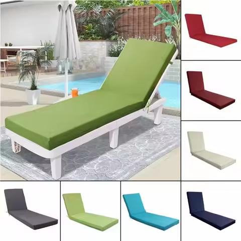 Chaise Lounge Cushions Outdoor, Waterproof Lounge Chair Patio Cushion,Outdoor Lounge Chair for Pads