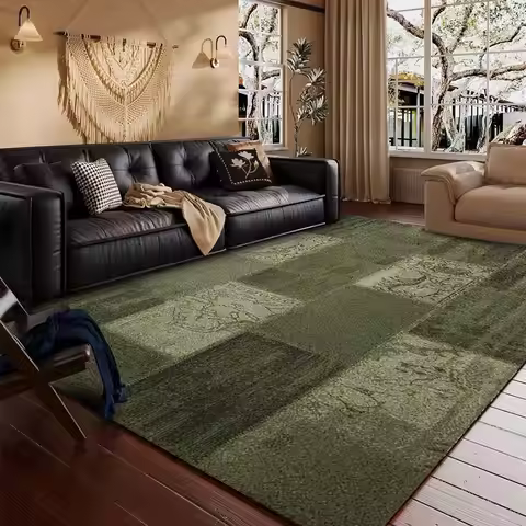 8X10 FT Large Area Rug Stain Resistant Easy Maintenance Hotel Apartment Carpet