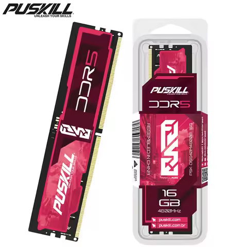 PUSKILL FUSE DDR5 Desktop Memory RAM 32GB 16GB 8GB 1.1V 4800MHz 5600MHz PC5 288-PIN UDIMM Memoria