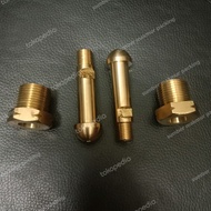 neple Nitrogen/N2 kuningan Drat 1/4"