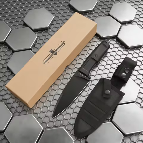 EXTREMA RATIO-0500 model, forged straight knife made of N690 steel, camping and hunting knife for th