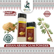 Beisan Instant Arabic Gum Powder (Gam Arab Asli) | Natural Gum Arabic Fiber Drink | Serbuk Gam Arab 