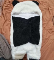 Bedong Bayi Kain Katun Lembut Tebal Bedongan Newborn Set Gendong Perlak