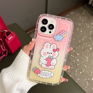 Good case Cartoon AirBag Case Samsung Galaxy A55 5G A50 A34 A54 A14 A53 A22 A71 A10S A32 A12 A04 A50s A51 A31 A21S A20S A30s A04E A52s A04s A23 A52 A03 A20 A13 A11 A03s A30 TPU Transparent AirBag Phone Case Soft Protective Cover